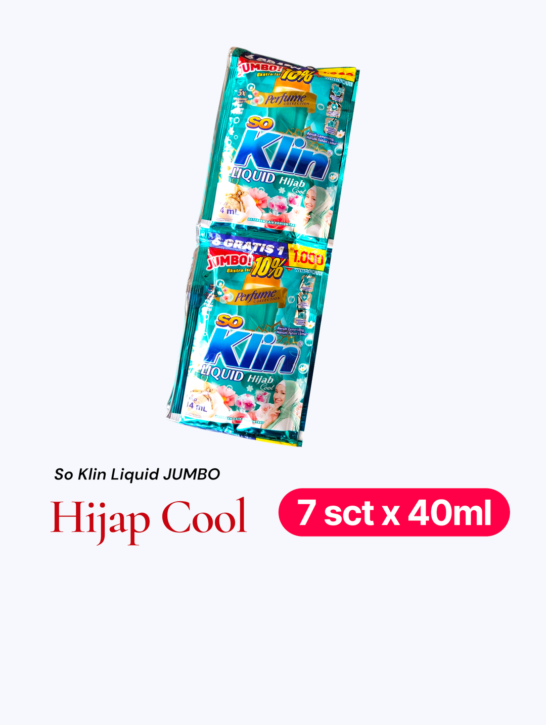 Soklin liquid Jumbo Sachet 40ml