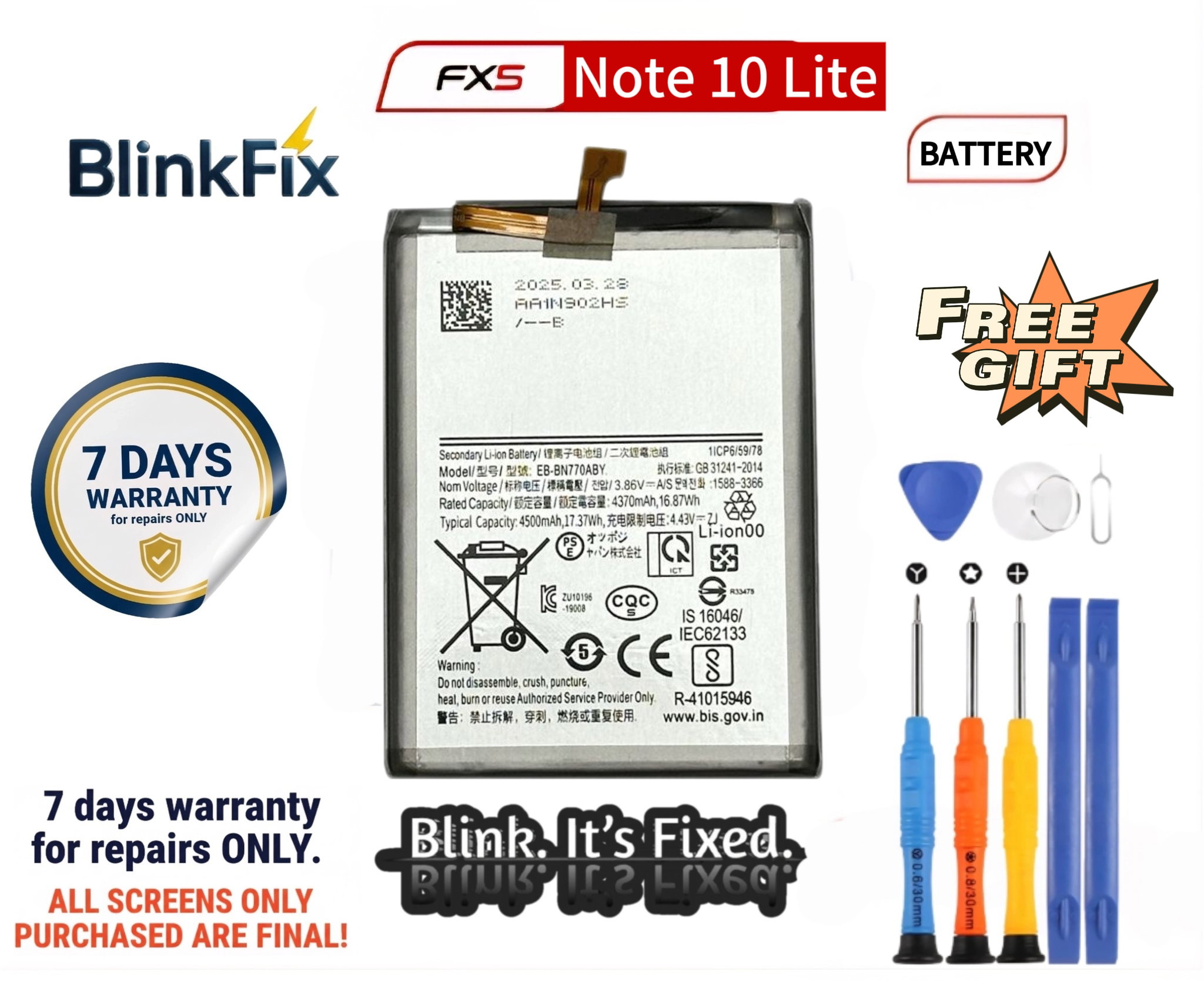 Samsung Note 10 Lite Battery Replacement_0