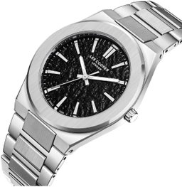 LEE COOPER Men Analog Black Dial Watch - LC08054.350, bracelet