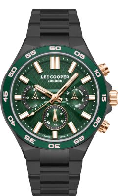 Lee Cooper Men's 45MM Grey Chronograph Metal Strap Watch | LC08067.070