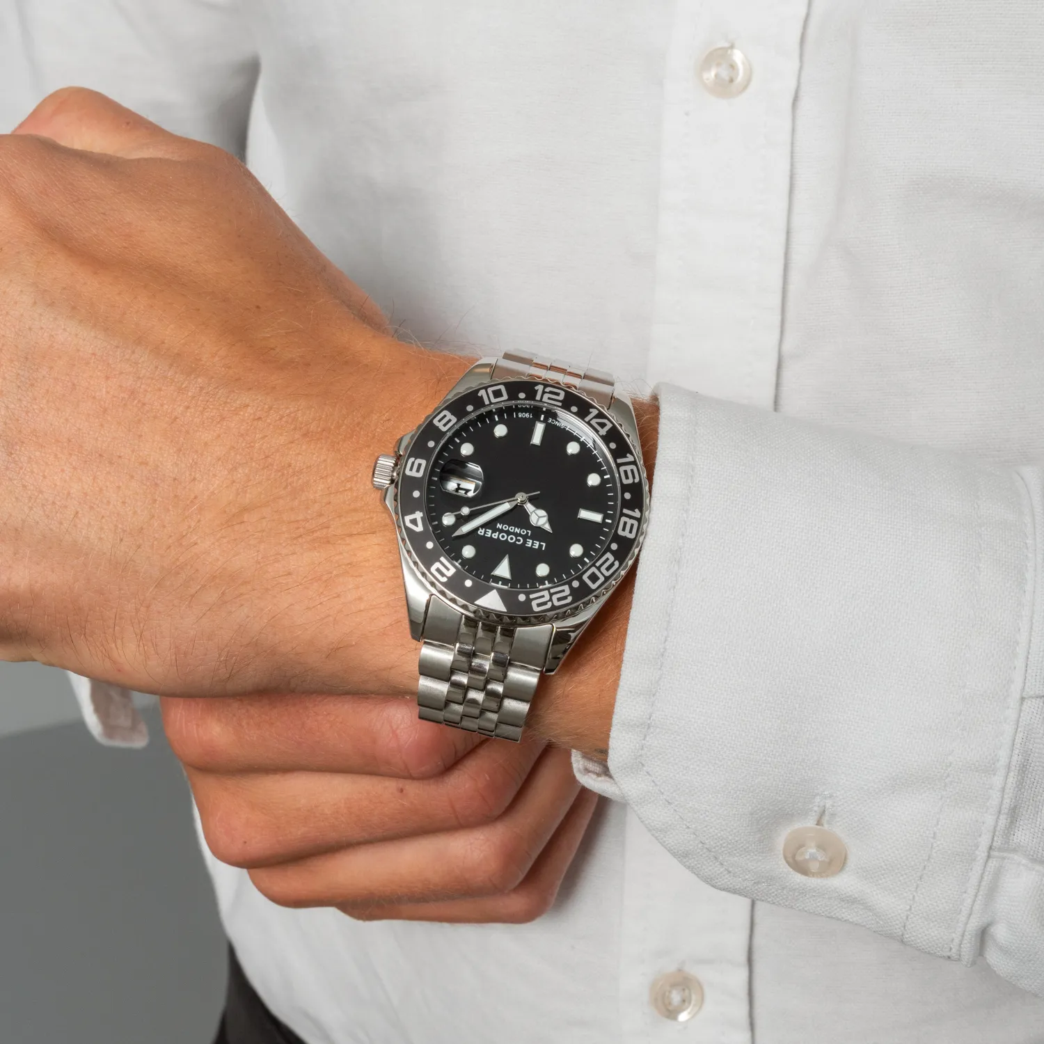 Lee Cooper Men's Analog Black Dial Watch - LC08142.350_3
