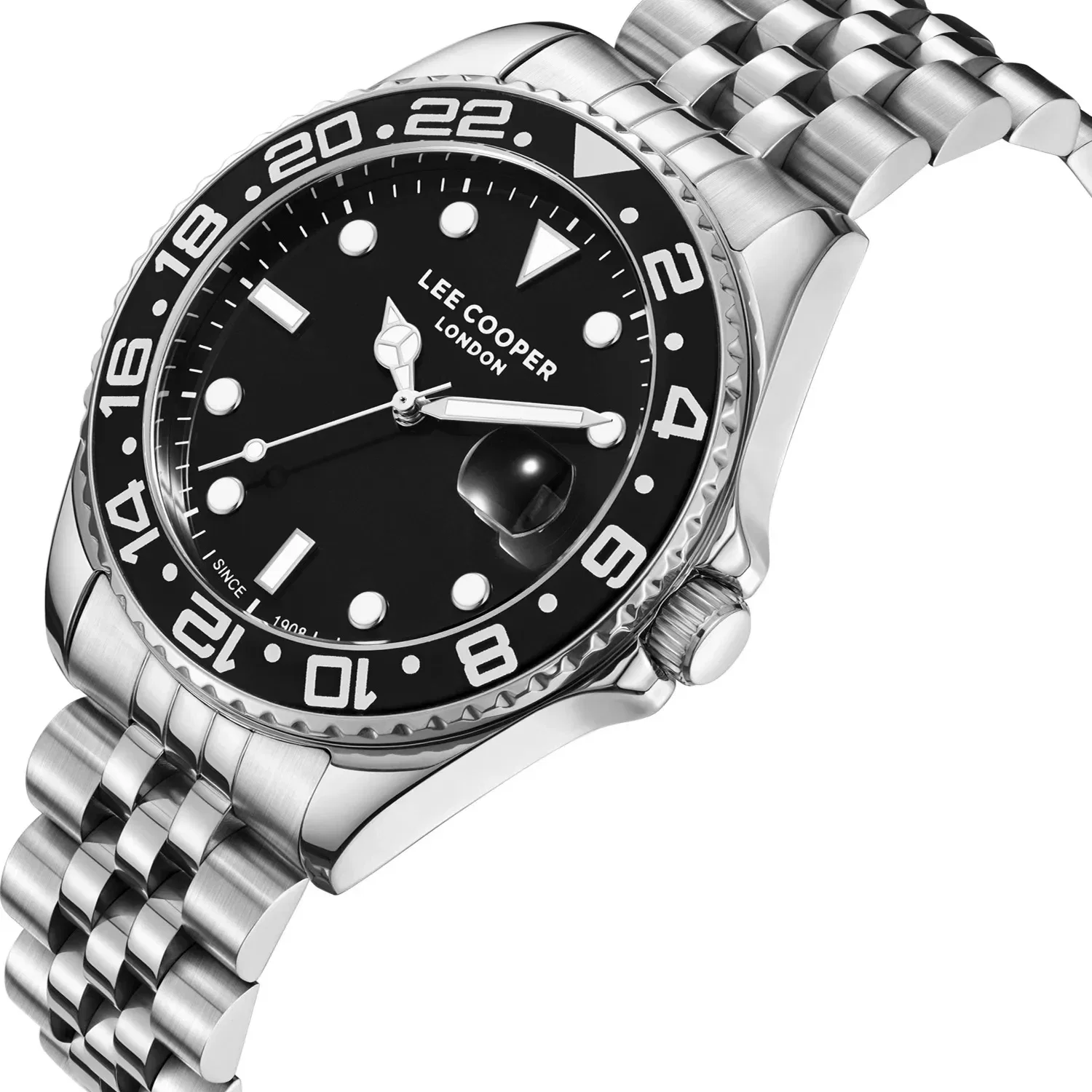 Lee Cooper Men's Analog Black Dial Watch - LC08142.350