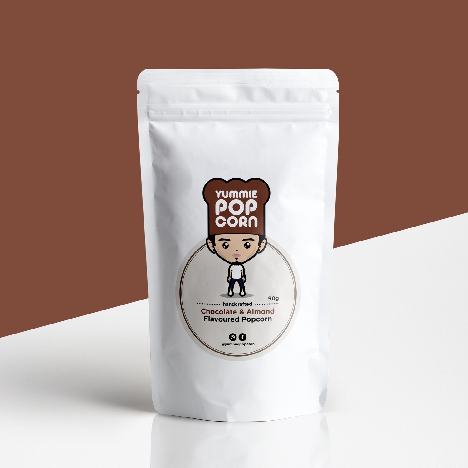 Chocolate and Almond Popcorn 70g_0