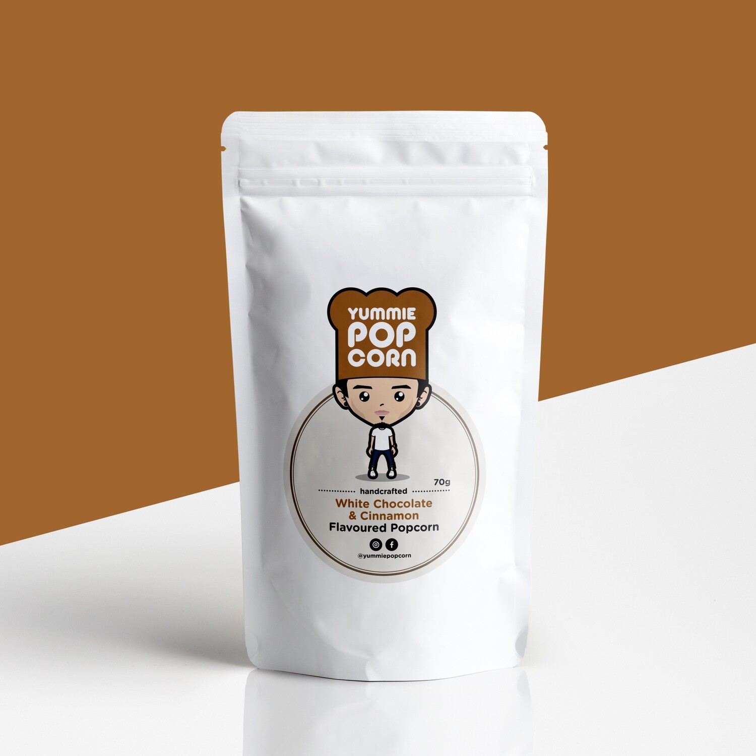 Chocolate and Cinnamon Popcorn 70g_0