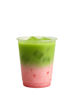Strawberry Yoghurt Matcha Smoothie