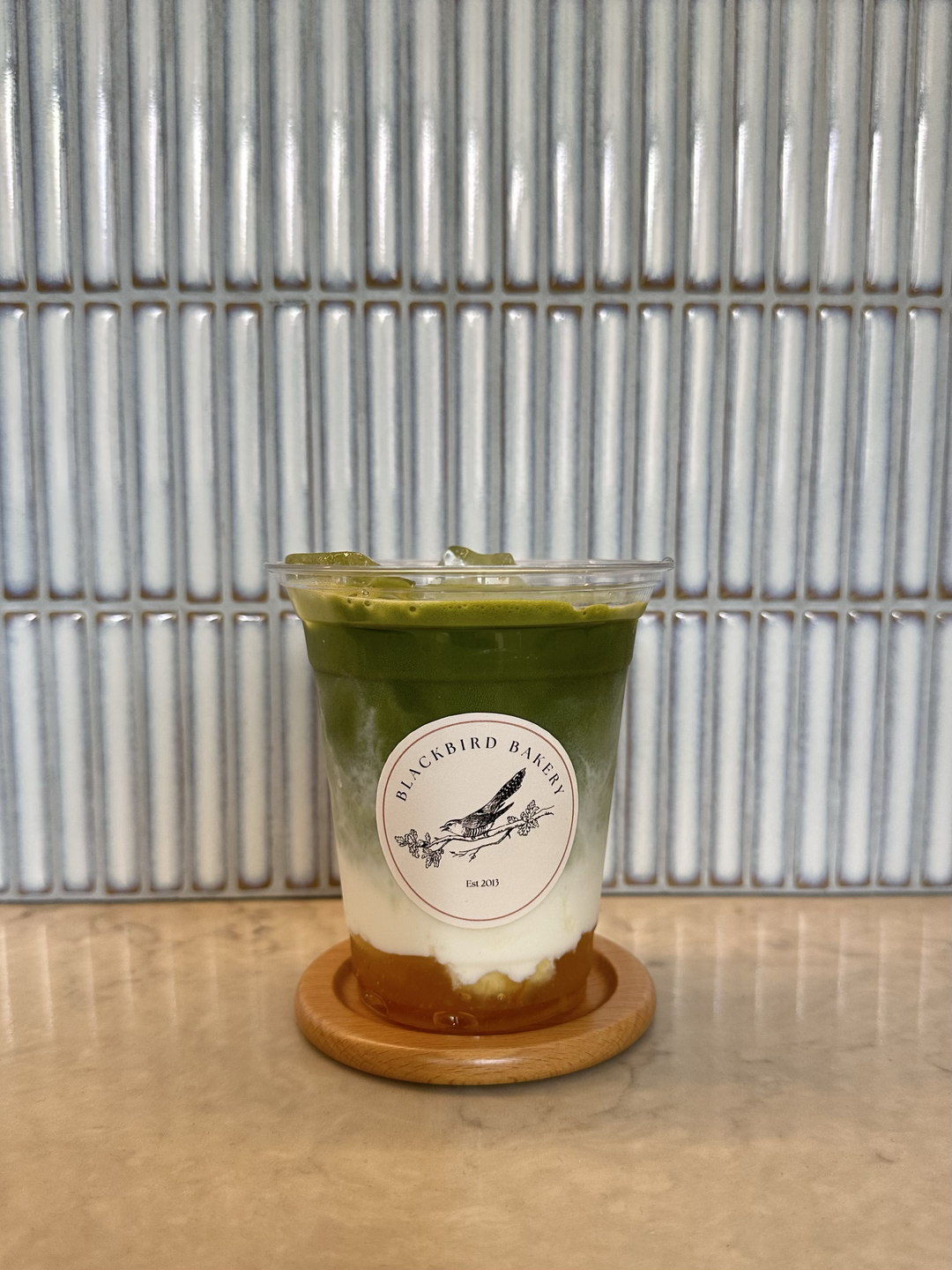 Iced Yuzu Matcha Latte