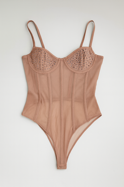 Body Rosado con Pedrería - Size L