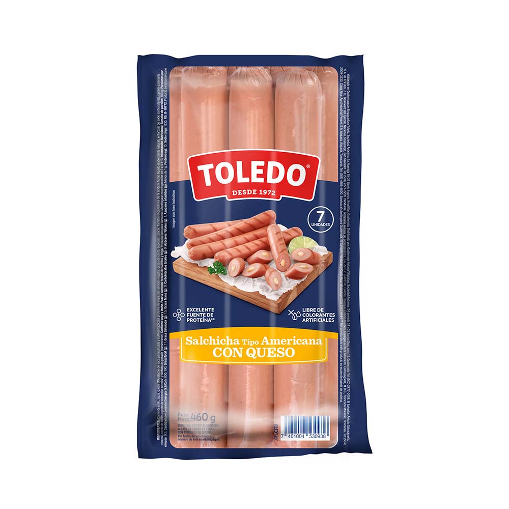 Salchicha con Queso 7 unidades