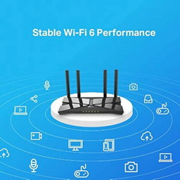 TP-Link WiFi 6 AX1500 Mbps Archer AX10,Smart WiFi,Triple-Core CPU, Gigabit, Dual-Band OFDMA, MU-MIMO, Compatible with Alexa, Wireless Router,Black