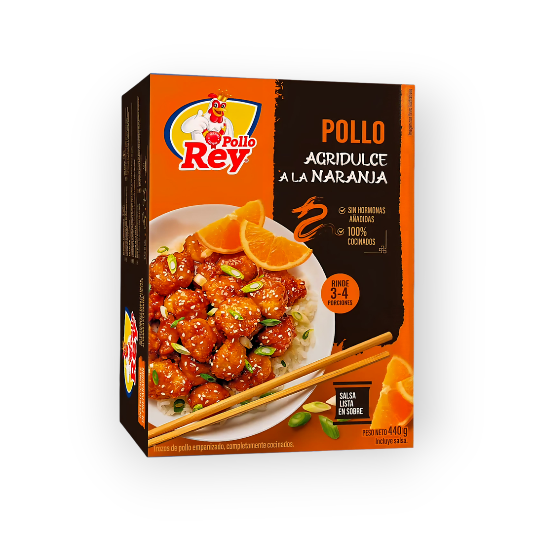 Pollo Agridulce a La Naranja