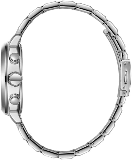 Lee Cooper Men's Watch, Multi Function Display and Metal Strap - LC08144.370, Silver_2