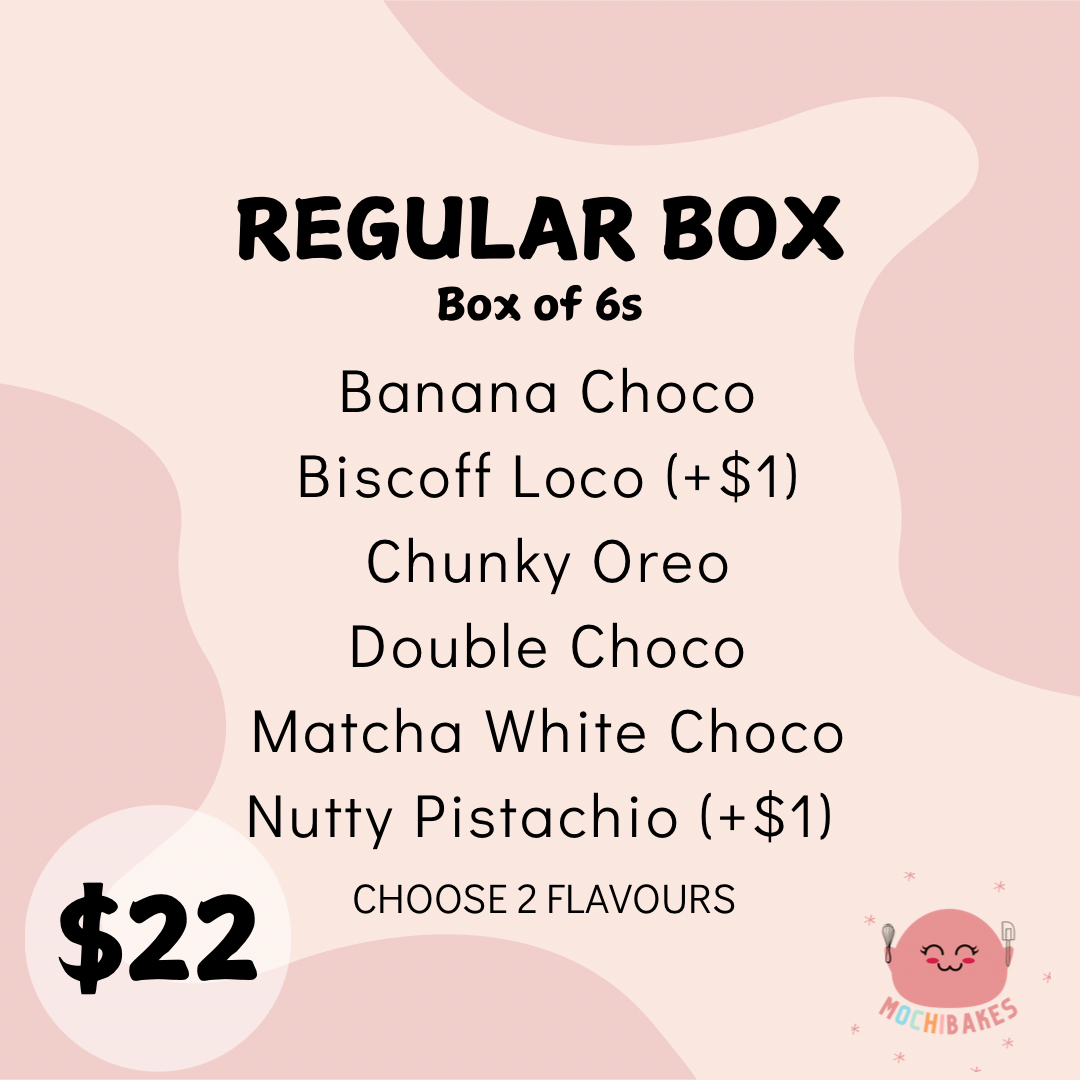 REGULAR BOX of 6s (1 or 2 Flavours)