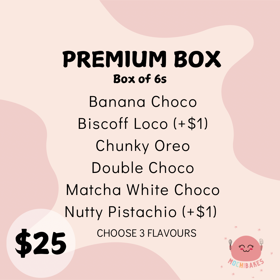 PREMIUM BOX of 6s (3 Flavours)