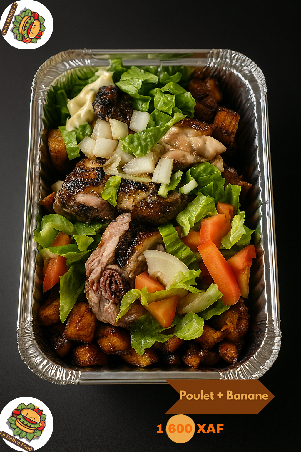 Poulet + banane