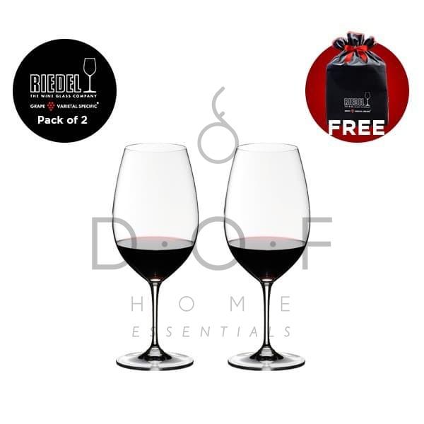 GELAS RED WINE RIEDEL VINUM SHIRAZ/SYRAH PACK OF 2 PCS_0