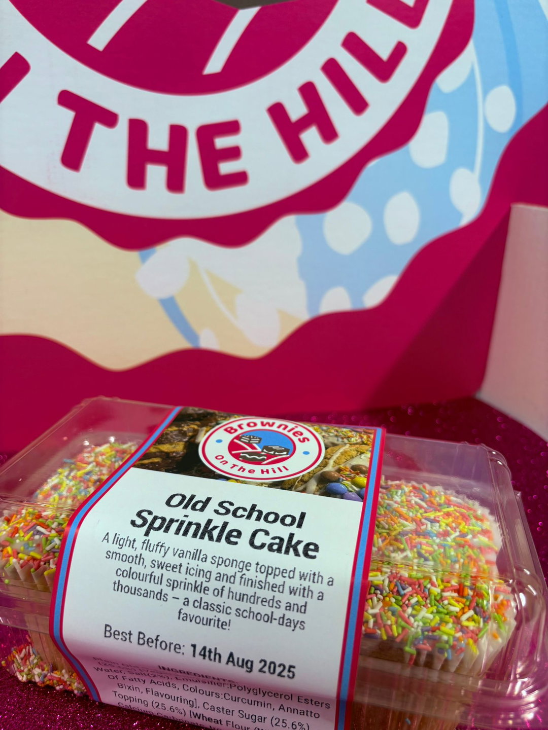 Old School Icing Sprinkle Cake (Sold Individually)