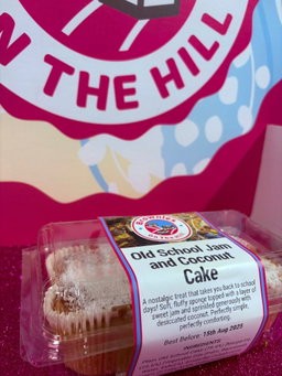 Old School Jam and Coconut Sponge (Sold Individually)