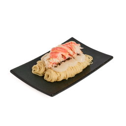 Chilled Truffle Somen w/ Snow Crab & Raw Hokkaido Scallops