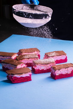 Raspberry Ruffle Mallow (Sold in minimum of six, priced based on six)