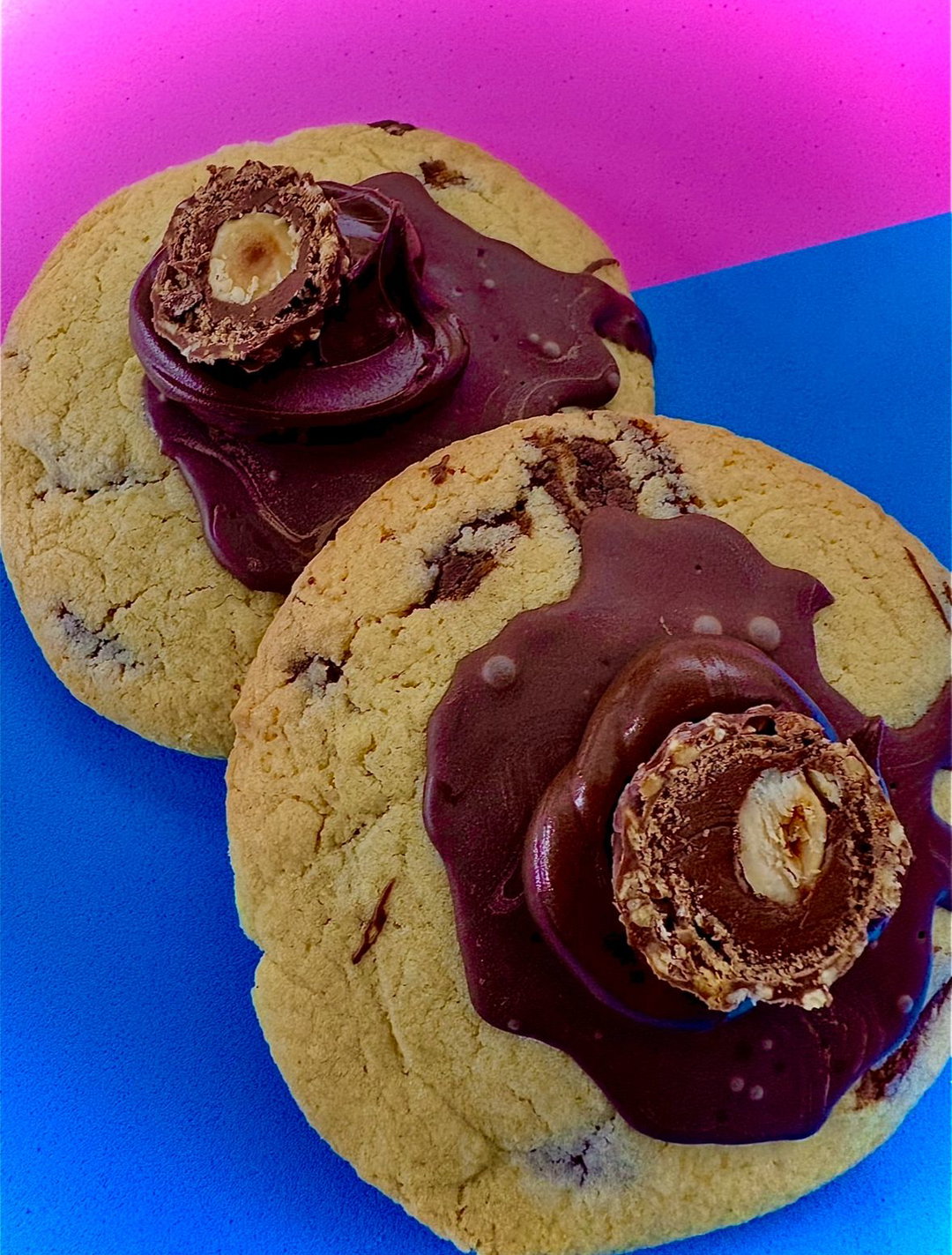 Nutella and Ferrero Topped Cookie (Sold in minimum of six, price based on six)