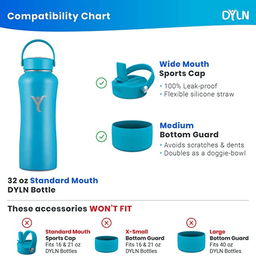 DYLN Wide Mouth 32oz Bottle