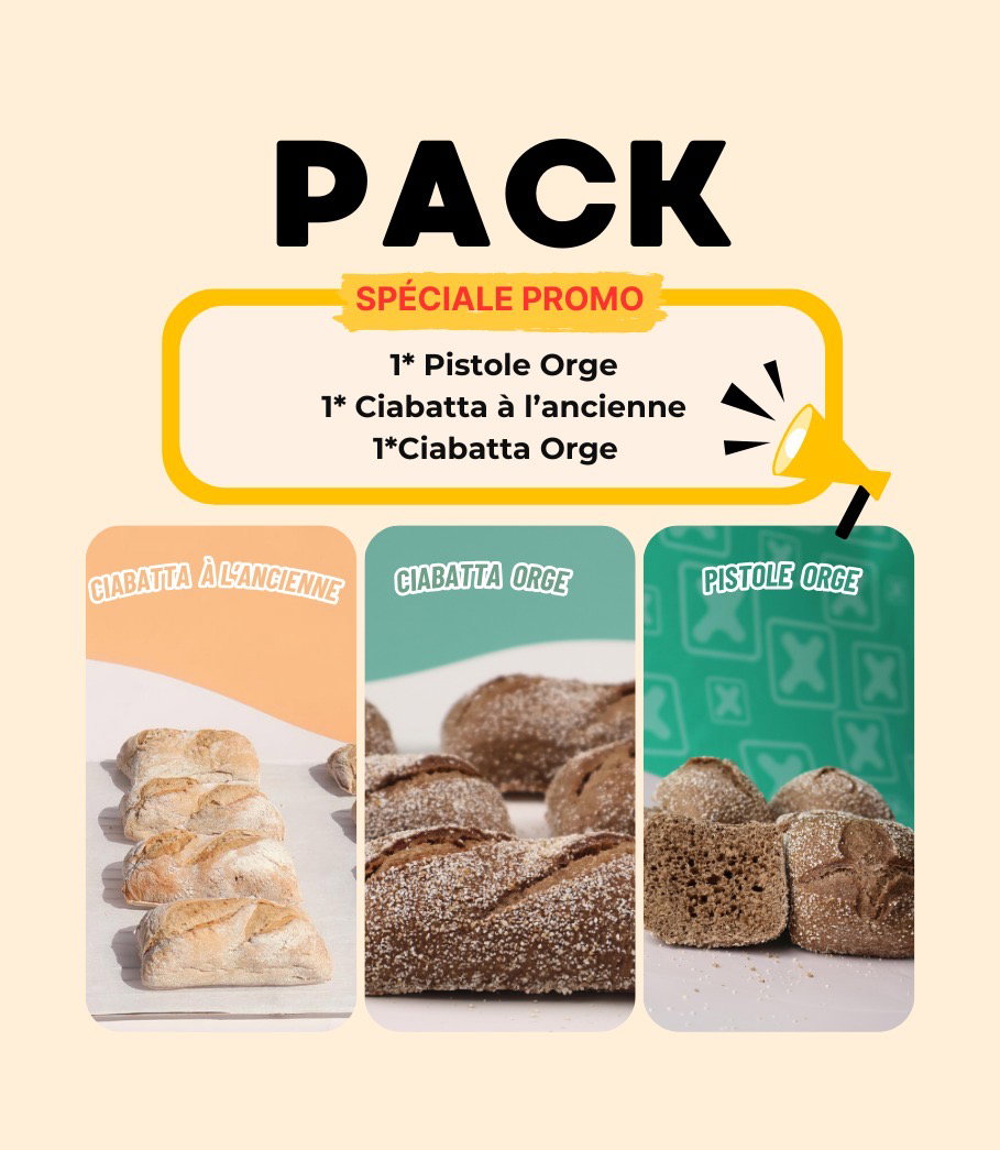 Pack promo pistole / ciabatta - 24 pièces 💘