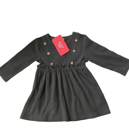 Girls Long Sleeve Casual Dress (3–4 Years)