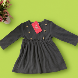 Girls Long Sleeve Casual Dress (3–4 Years)