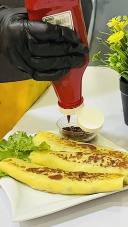 crêpes fourrées jambon fromage 