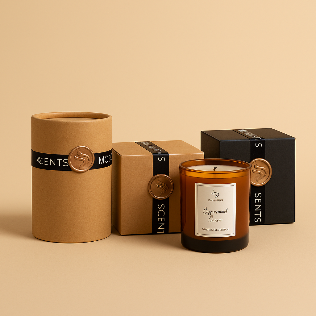 Amber Vegan Perfume Candle Mini 200g_3