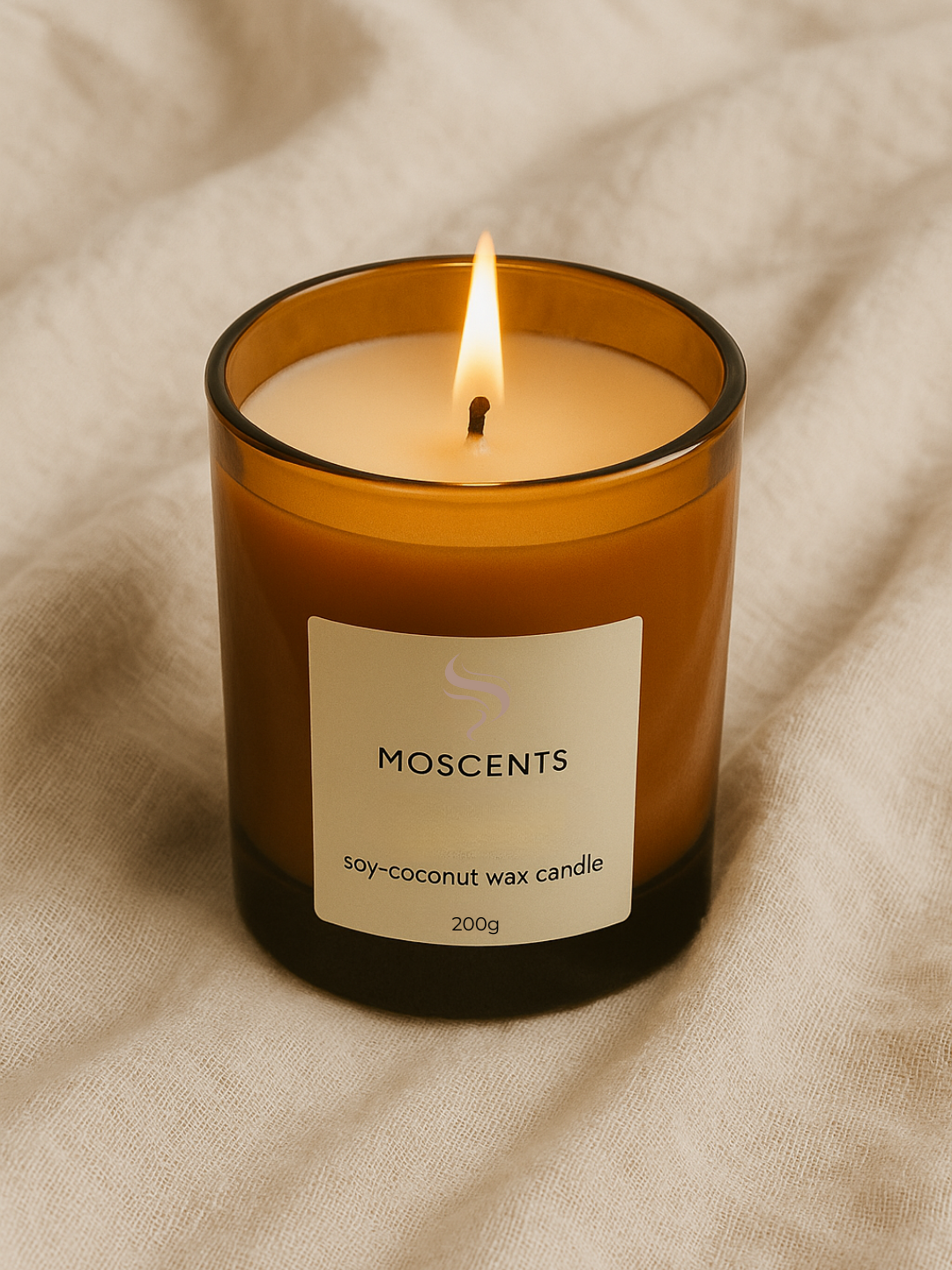 Amber Vegan Perfume Candle Mini 200g