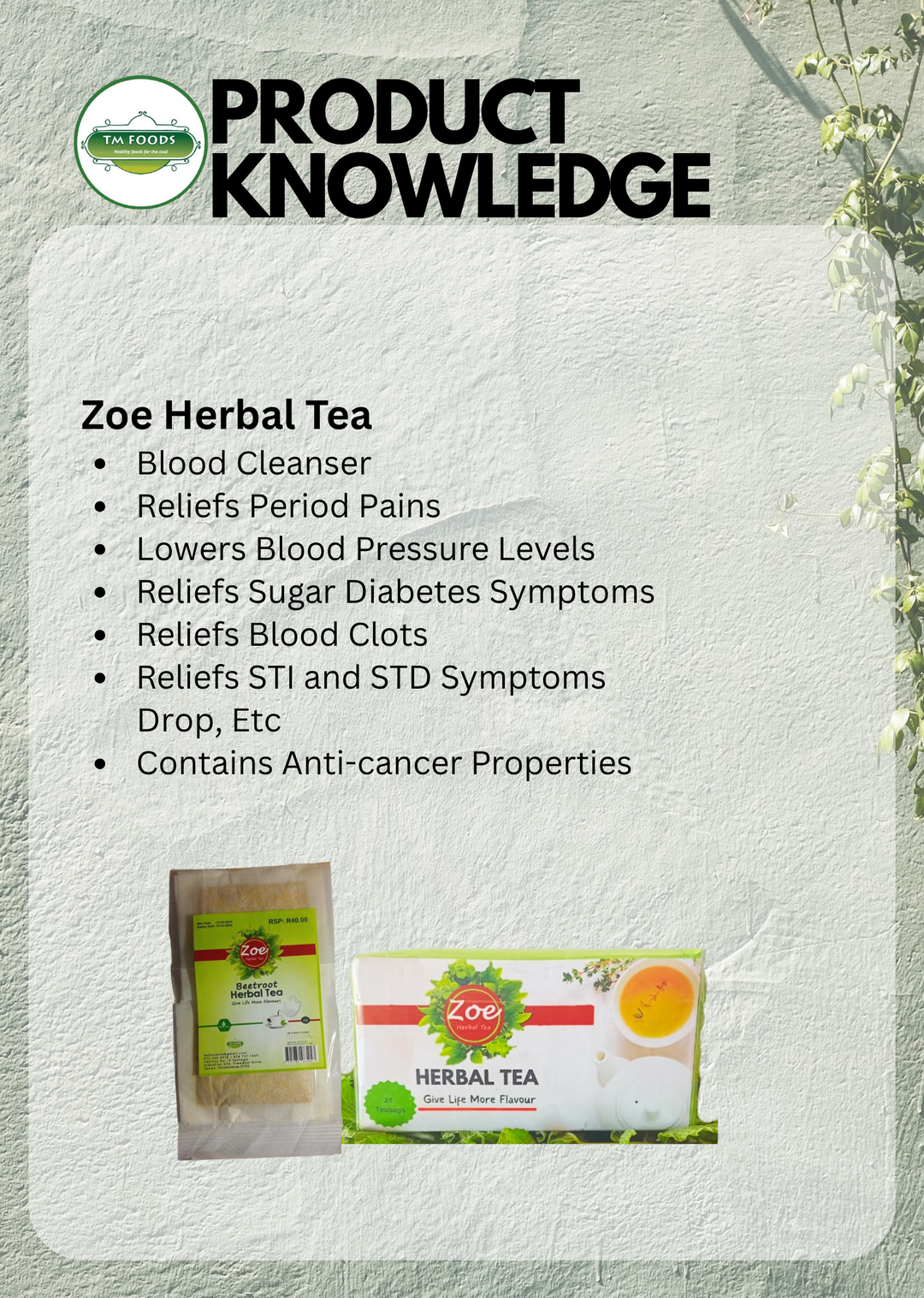 Zoe Herbal Tea 24's