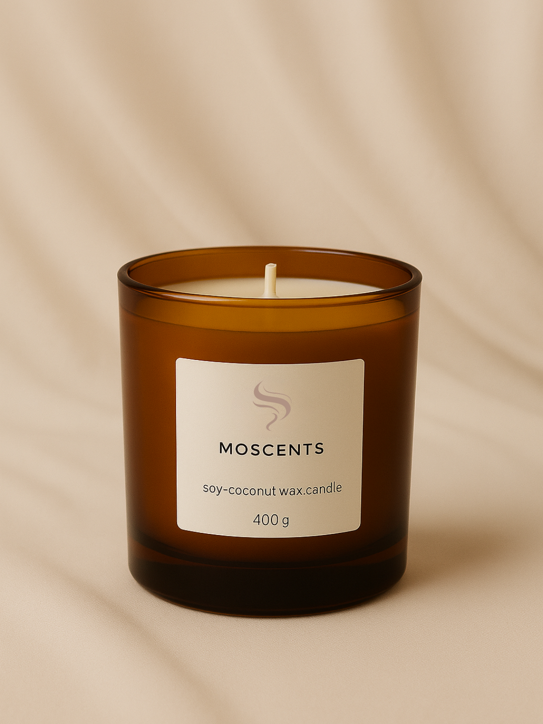 Amber Vegan Perfume Candle 400g_3