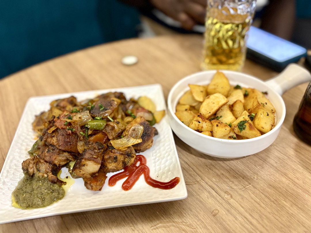Poulet crème fraîche champignons de Paris