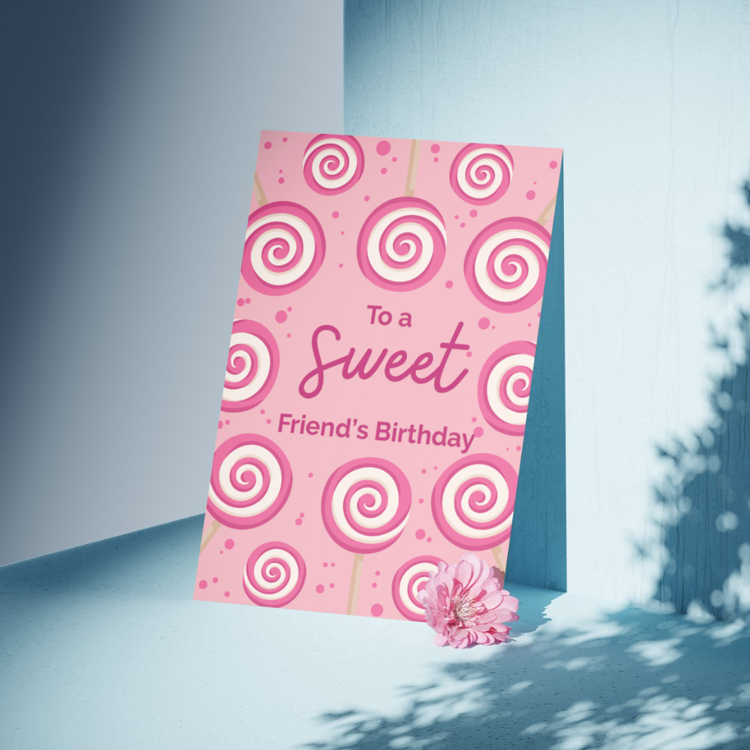 Sweet Friend Birthday Card_0