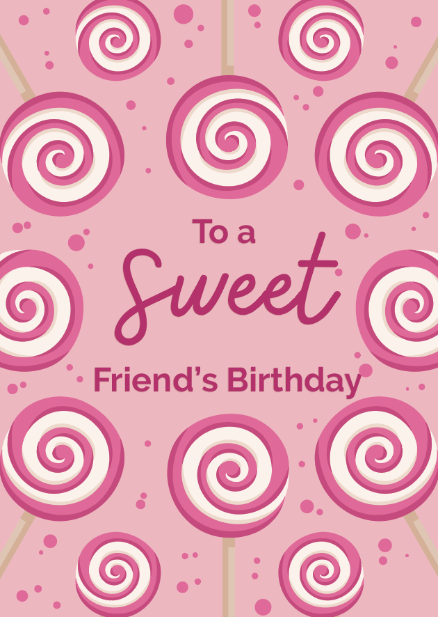 Sweet Friend Birthday Card_1