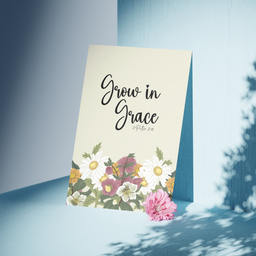 Grow in Grace Birthday Card