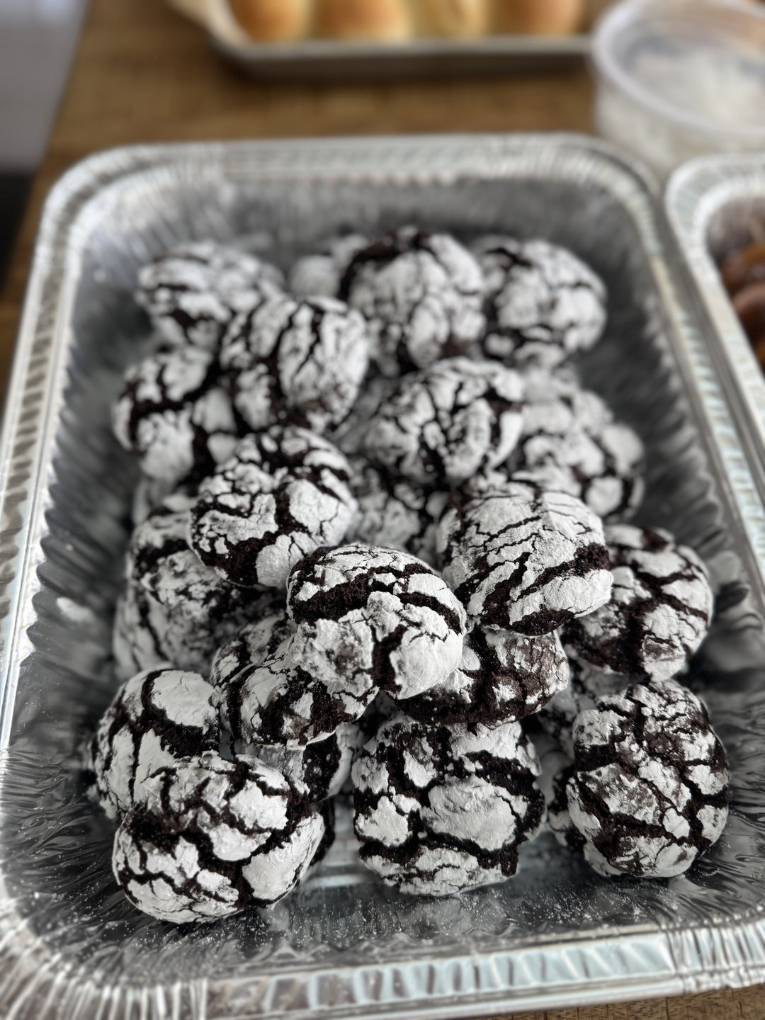 Chocolate Crinkles Party Tray