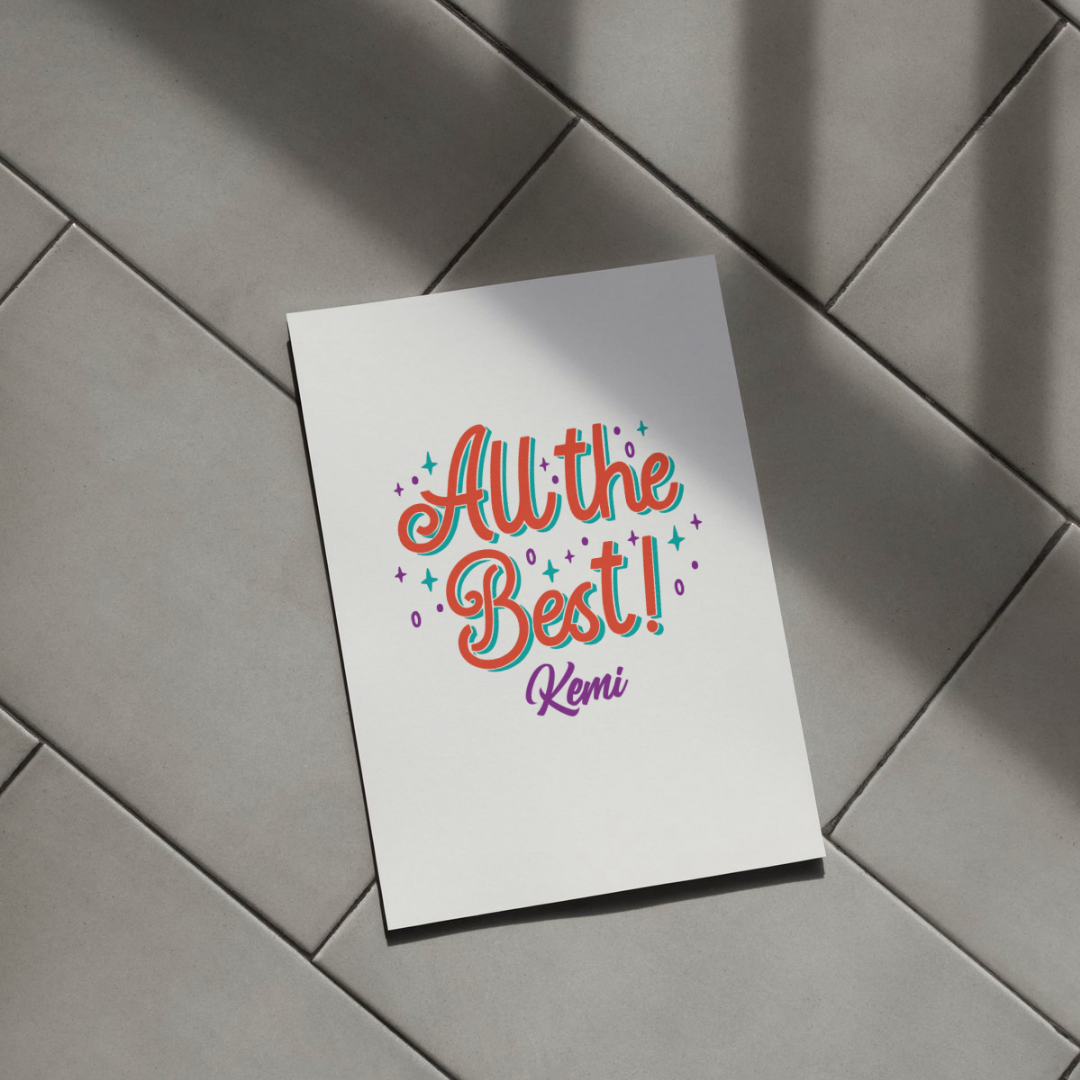 All the Best Card