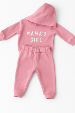 Baby Girls' Outfit – “Mama’s Girl” Sweatshirt & Pants Set (6 - 9 Months)