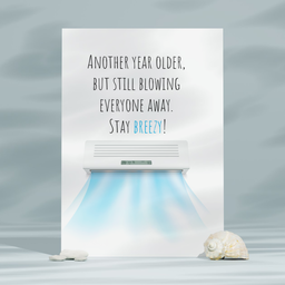 Breezy Birthday Card
