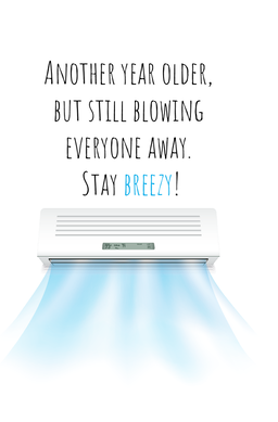 Breezy Birthday Card