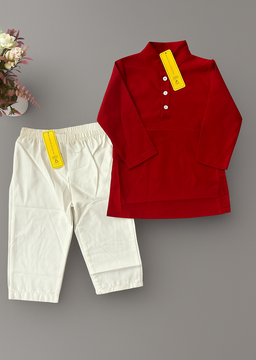 Red & White Classic Toddler Set (2 Years)