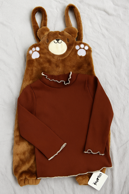 Cozy Bear Overall Set (3–4 Years)