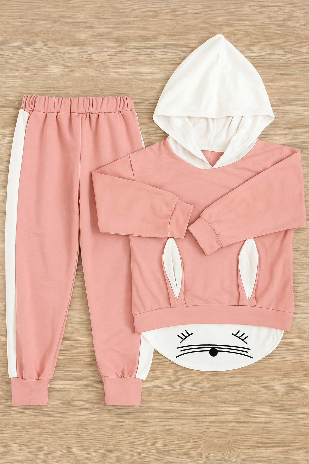 Bunny Love Hoodie Set (5 Years)_0