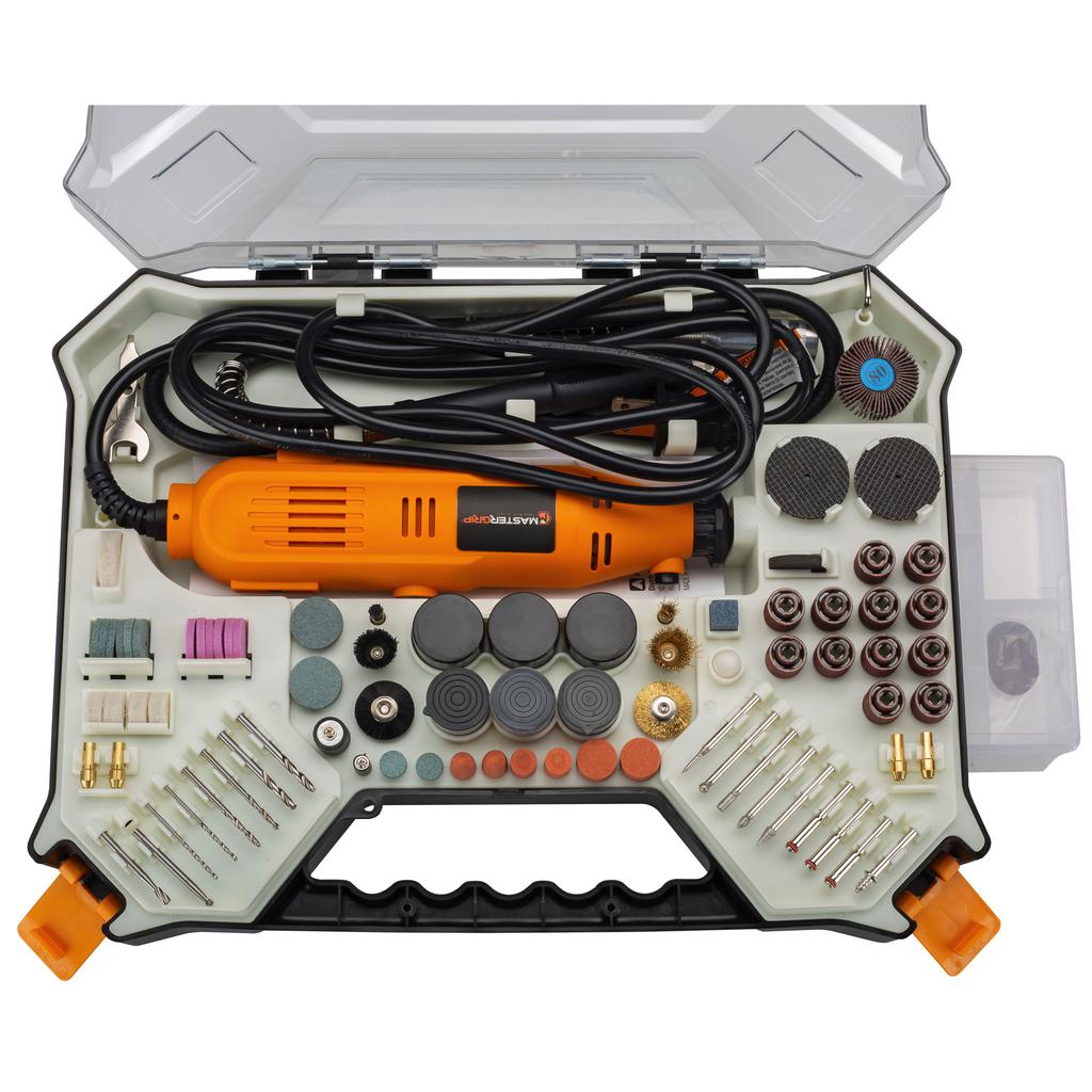 Taladro Electrico con Juego de Herramientas Rotativas 229 Piezas._1