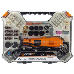 Taladro Electrico con Juego de Herramientas Rotativas 229 Piezas.