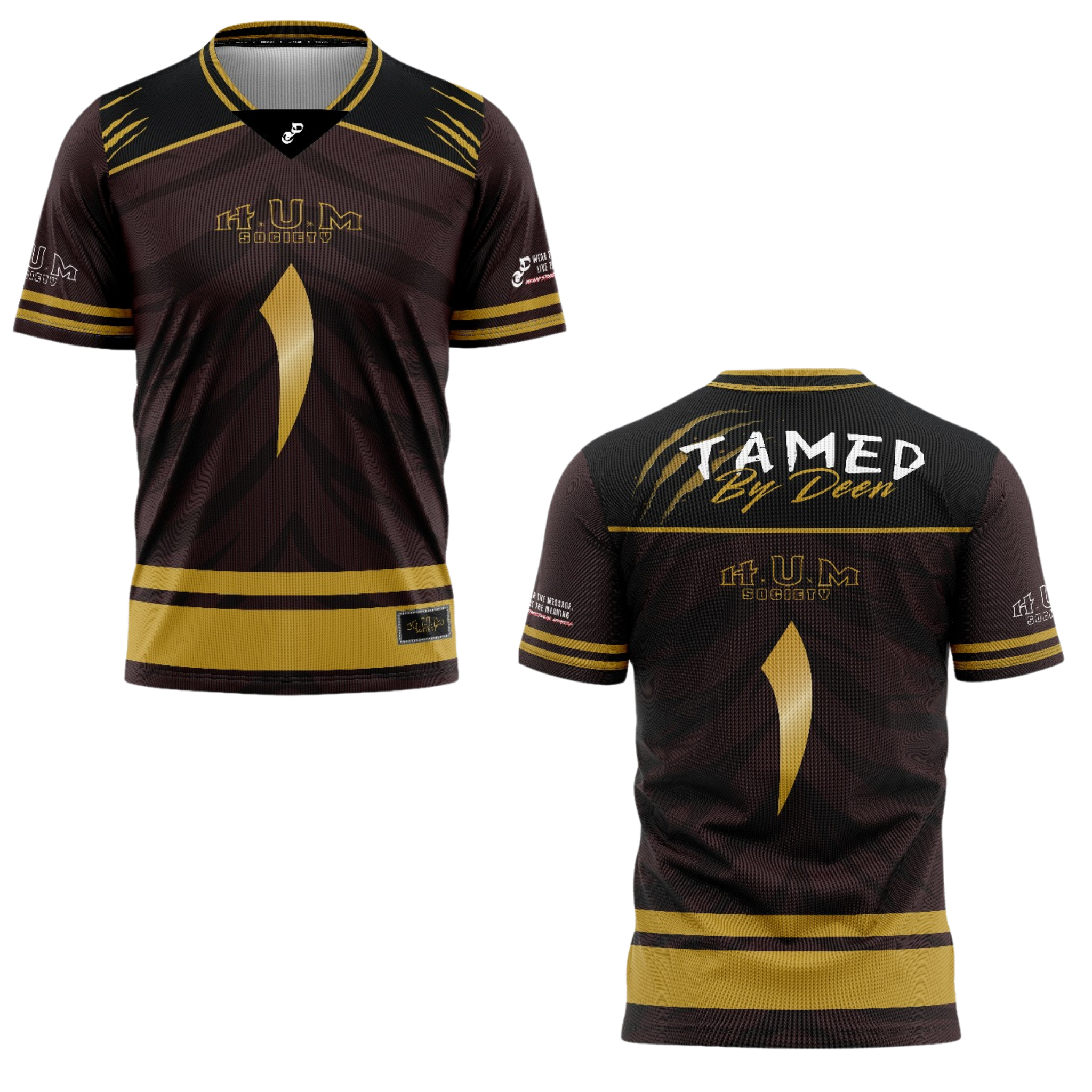 Tamed by Deen NFL Jersey V-Neck_0