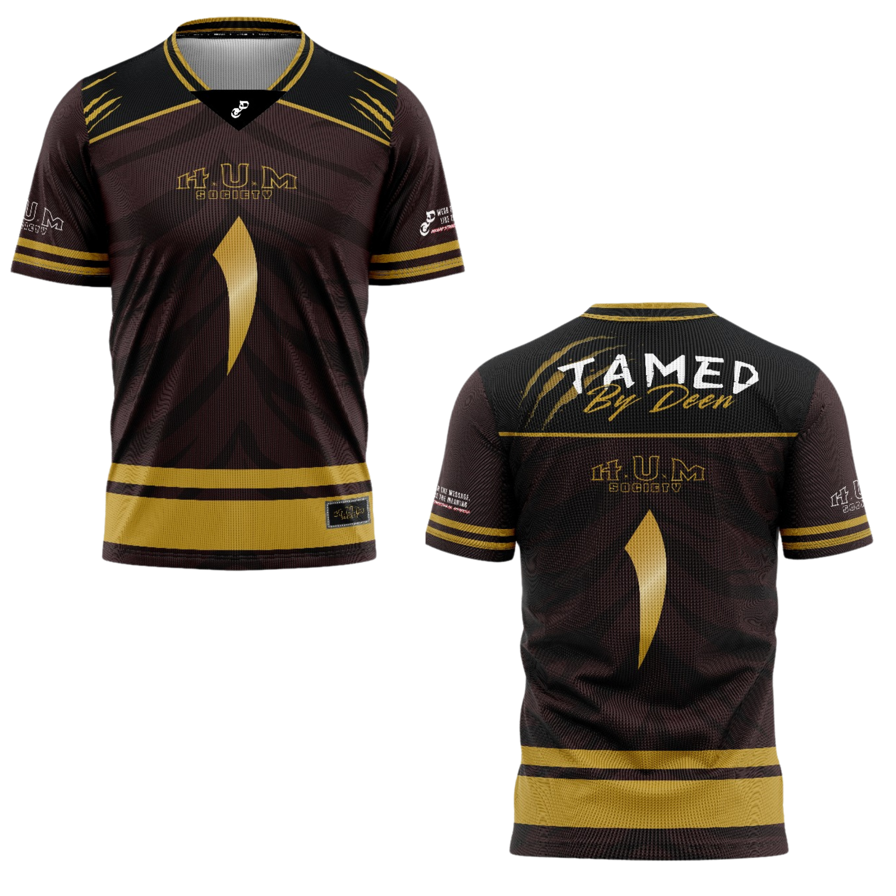 Tamed by Deen NFL Jersey V-Neck_0