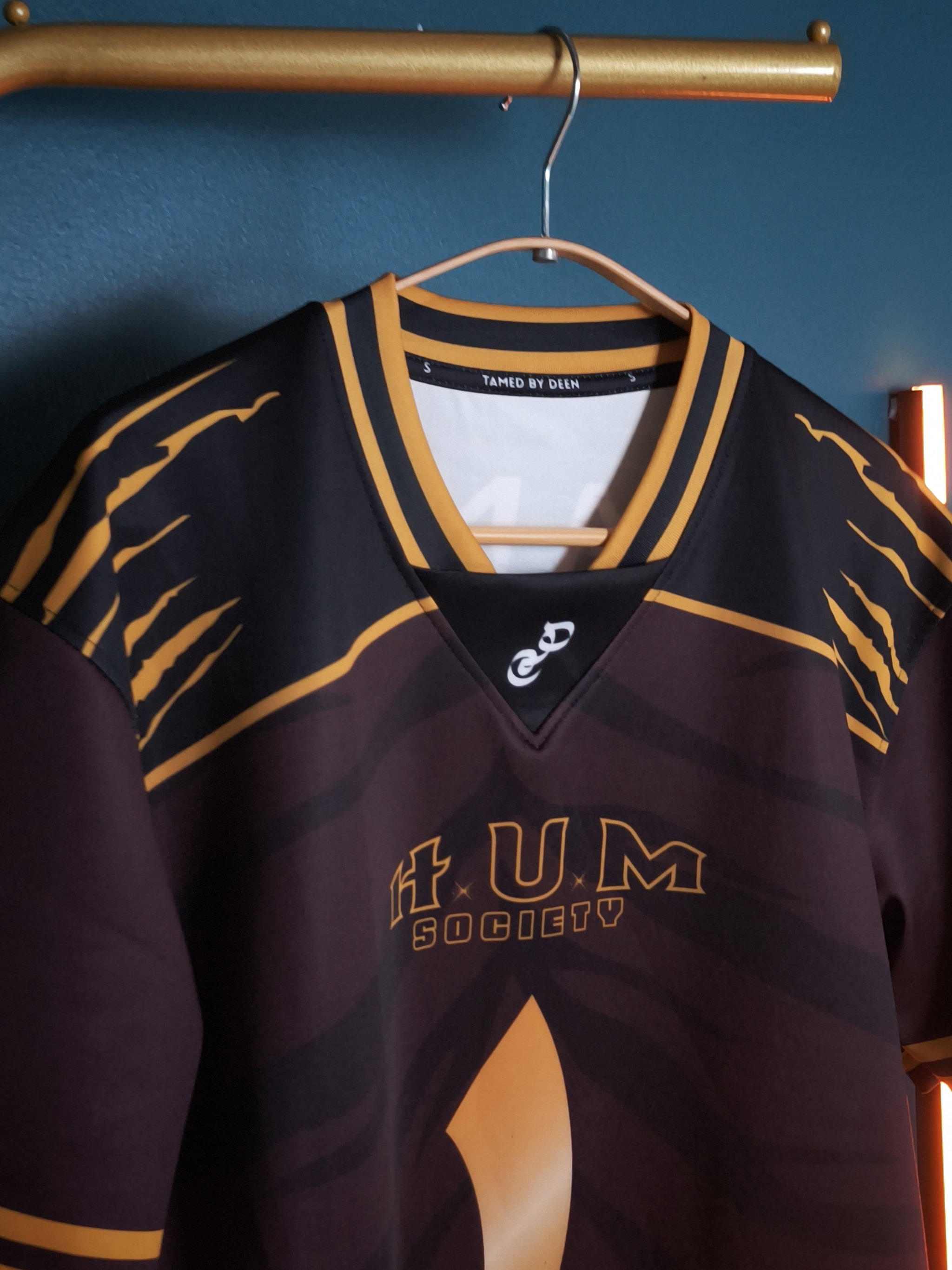 Tamed by Deen NFL Jersey V-Neck_3